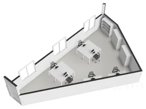 Pronájem kanceláře, Teplice, U Krupské brány, 36 m2