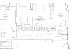 Pronájem bytu 3+kk, Brno, Kobližná, 61 m2