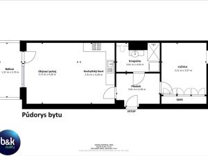 Pronájem bytu 2+kk, Beroun - Beroun-Závodí, Na Veselou, 59 m2