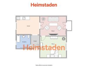 Pronájem bytu 2+1, Havířov - Šumbark, Anglická, 48 m2