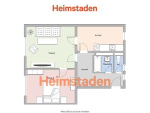 Pronájem bytu 2+1, Havířov, Smetanova, 56 m2