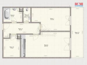 Pronájem bytu 2+kk, Plzeň, Safírová, 66 m2