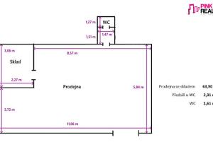 Pronájem obchodního prostoru, Rychnov nad Kněžnou, Zborovská, 67 m2