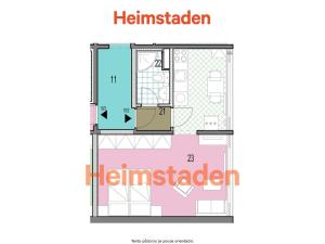Pronájem bytu 1+kk, Karviná - Hranice, Slovenská, 36 m2