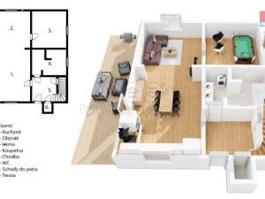 Prodej ubytování, Lampertice, 140 m2