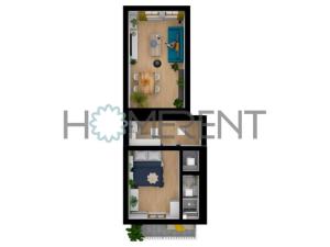 Pronájem bytu 2+kk, Praha - Žižkov, Cimburkova, 45 m2