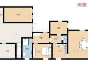 Prodej rodinného domu, Protivín - Myšenec, 87 m2