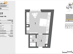 Prodej bytu 1+kk, Brno, Bratislavská, 40 m2