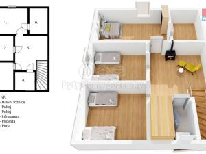 Prodej chalupy, Lampertice, 140 m2