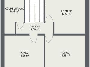 Prodej rodinného domu, Mukařov, 108 m2