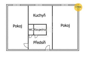 Prodej bytu 2+1, Karviná, Borovského, 51 m2