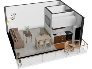 Prodej bytu 1+kk, Kladno, Vodárenská, 25 m2