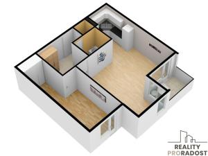 Pronájem bytu 2+kk, Zlín, Podlesí V, 58 m2