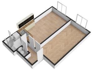 Pronájem bytu 2+kk, Praha - Nusle, K podjezdu, 46 m2