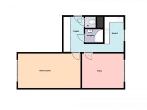 Pronájem bytu 2+1, Praha - Krč, Antala Staška, 56 m2