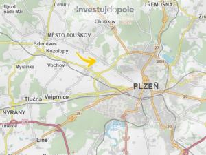 Prodej pole, Plzeň, 652 m2