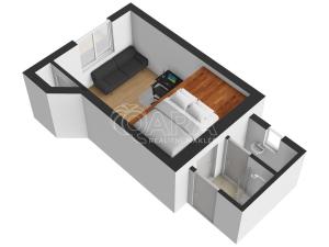 Pronájem bytu 1+kk, Praha - Žižkov, Hartigova, 25 m2
