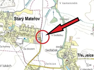 Prodej pole, Třebosice, 730 m2