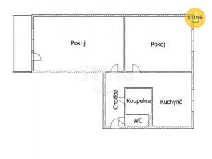 Prodej bytu 2+1, Karviná, U Lesa, 54 m2