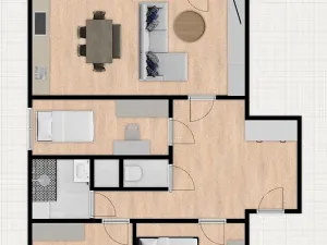 Prodej bytu 3+1, Praha - Záběhlice, Želivecká, 82 m2