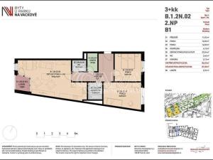 Pronájem bytu 3+kk, Praha, Olgy Havlové, 90 m2