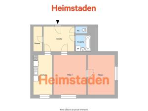 Pronájem bytu 2+1, Havířov - Město, Janáčkova, 57 m2