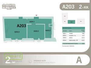Pronájem bytu 2+kk, Velké Přílepy, Pražská, 46 m2