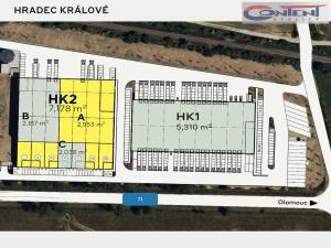 Pronájem skladu, Hradec Králové - Slezské Předměstí, Bratří Štefanů, 2953 m2