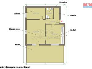 Pronájem bytu 2+1, Hořovice, Pod Nádražím, 65 m2