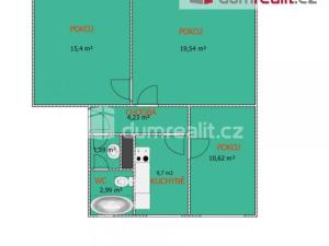 Pronájem bytu 3+1, Roudnice nad Labem, Stadická, 66 m2