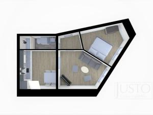 Pronájem bytu 2+1, Písek - Václavské Předměstí, Bořivojova, 38 m2