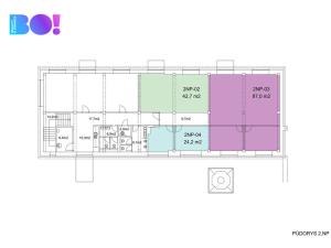 Pronájem kanceláře, Český Těšín, Tovární, 87 m2