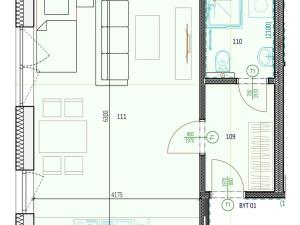 Prodej bytu 1+kk, Havlíčkův Brod, 35 m2
