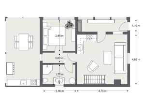 Prodej rodinného domu, Roztoky, V Chatách, 70 m2