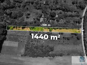 Prodej zahrady, Střelice, 1440 m2