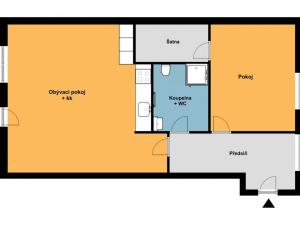 Pronájem bytu 2+kk, Tábor, Stránského, 73 m2