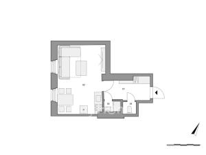 Prodej bytu 1+kk, Praha - Smíchov, Na Václavce, 27 m2