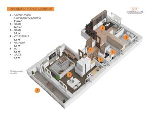 Pronájem bytu 3+1, Praha - Krč, U strže, 65 m2