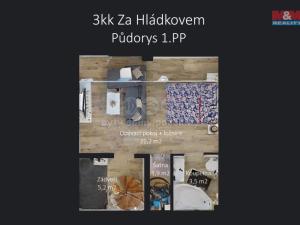 Prodej bytu 3+kk, Praha - Střešovice, Za Hládkovem, 95 m2