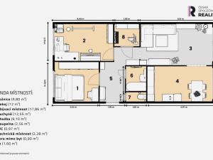 Prodej bytu 3+1, Kladno - Kročehlavy, Benešovská, 69 m2