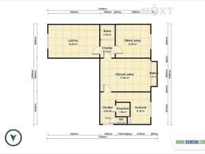 Prodej bytu 3+1, Hanušovice, Hlavní, 73 m2