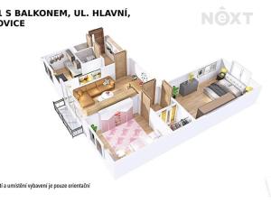 Prodej bytu 3+1, Hanušovice, Hlavní, 73 m2