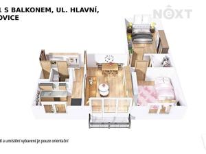 Prodej bytu 3+1, Hanušovice, Hlavní, 73 m2