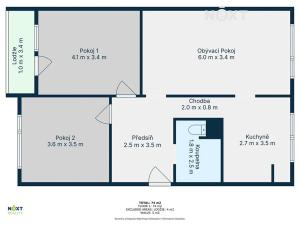 Prodej bytu 3+1, Vrchlabí, Dukelská, 74 m2