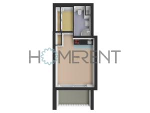 Pronájem bytu 1+kk, Praha - Žižkov, Šrámkové, 29 m2