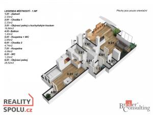 Pronájem bytu 2+kk, Praha - Holešovice, Malá Plynární, 92 m2