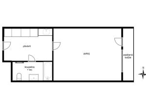 Pronájem bytu 1+kk, Kuřim, Wolkerova, 25 m2