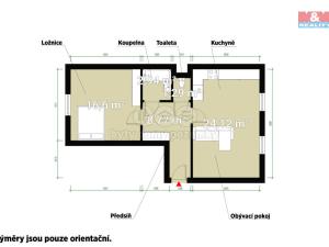 Prodej bytu 2+1, Nýřany, Na Sklárně, 54 m2