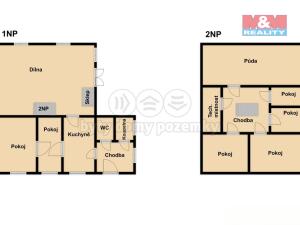 Prodej rodinného domu, Těchobuz, 290 m2