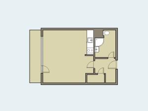 Pronájem bytu 1+kk, Brno, Švermova, 30 m2